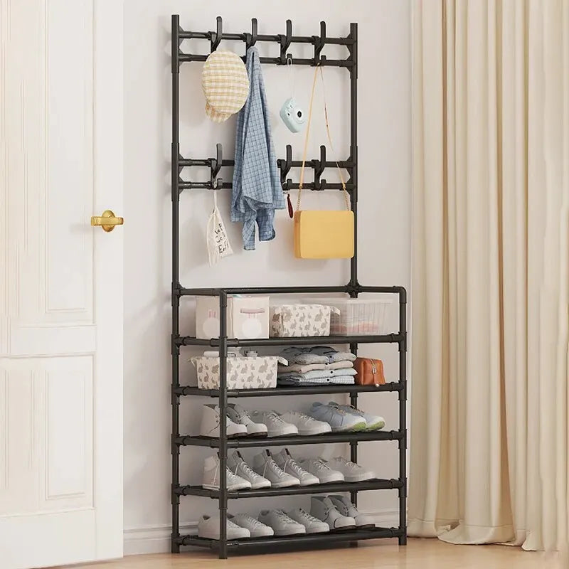 Layered Luxe Shoe Rack