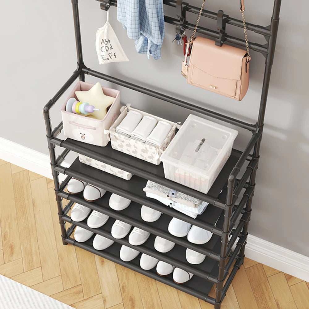 Layered Luxe Shoe Rack