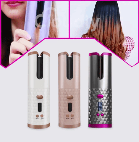 Cordless Auto Rotating Ceramic Hair Curler