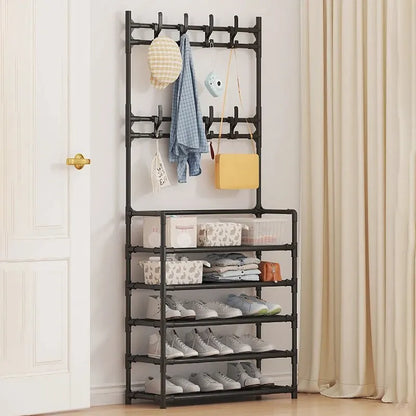 Layered Luxe Shoe Rack